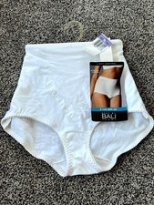 Vintage Bali white Light control stretch cotton brief XL BNWT