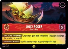 Lorcana FOIL Jolly Roger - Hook's Ship League - Promotional Cards 027