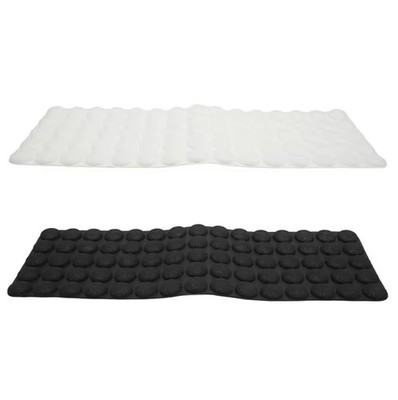 ONE-BLACK Textured Lipo foam post surgery compression for fibrosis prevention
