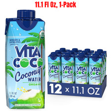 Vita Coco Coconut Water, Pure Organic, Refreshing Coconut Taste, 11.1 Oz 12-Pack