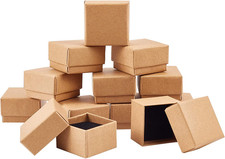 48Pz Scatole per Gioielli in Cartone Scatole per Anelli Regalo, Scatola Regalo C