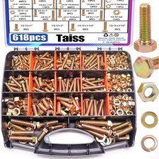 618pcs Grade 8.8 Bolts and Nuts Kit,Bolt Assortment Kit