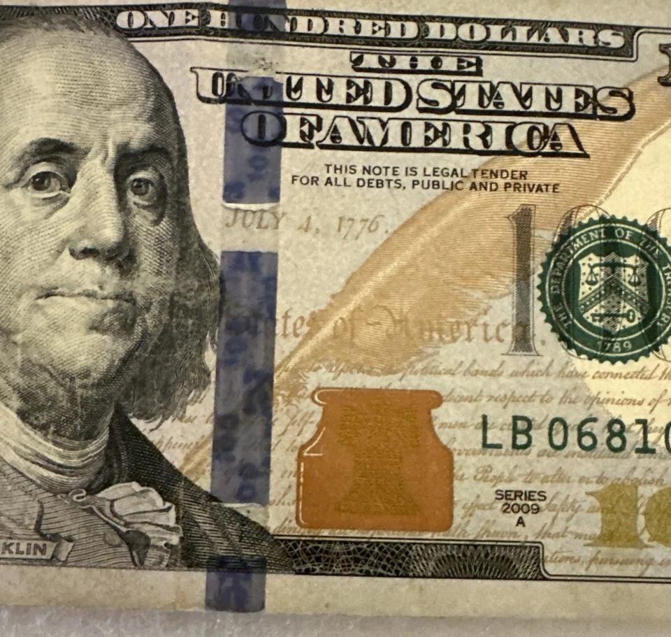 $100* STAR NOTE LB06810450* One Hundred Dollar FRN 2009 A Series FW 2012 Print - Image 4 of 4