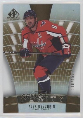 2021 Upper Deck SP Game Used Edition Purity Gold /150 Alex Ovechkin #P-25 0g0x