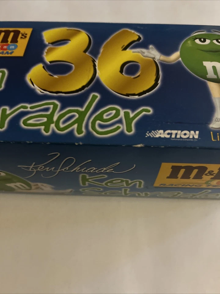 1/24 Action #36 Ken Schrader M&M  Pontiac - Green diecast - Image 3 of 4