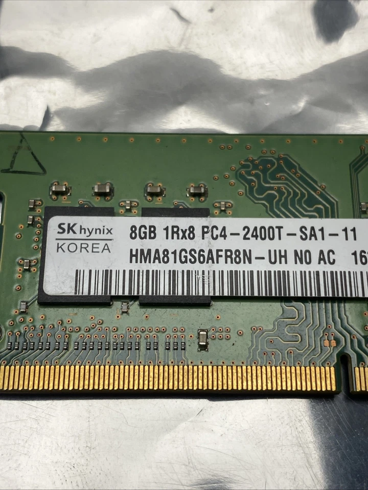 USED SK Hynix 8 GB (1x8GB) HMA81GS6AFR8N-UH PC4-2400T Laptop Memory RAM - Image 3 of 4