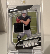 Panini Absolute Rookie Memorabilia Brock Bowers Raiders Football Card ARM-BBS