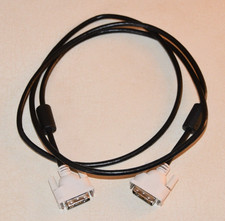 5 ft 18-Pin Black Cable with White Plugs