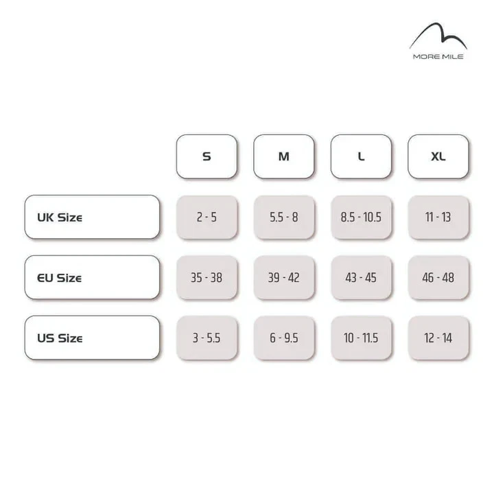 MENS RUNNING SOCKS BLISTER TWIN SKIN MORE MILE SOFT ANKLE SPORTS GYM 5 PAIRS - Image 2 of 4