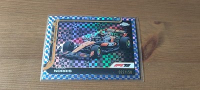 Topps F1 Formula 1 Chrome 2025 - Lando Norris Parallel Checkered Flag /150