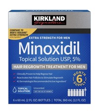 Kirkland Minoxidil 5 Extra Strength Men 6 Month Supply Hair Regrowth, SEALED