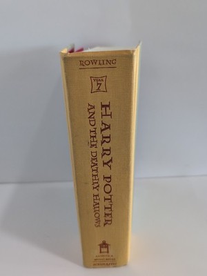 Harry Potter & The Deathly Hallows Hardcover 1st Edition with Errors Rare Year 7