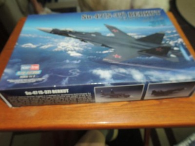 Hobby Boss SU-47 (S-37) Berkut Model Kit Unbuilt NEW Open Box 1/72 #80211