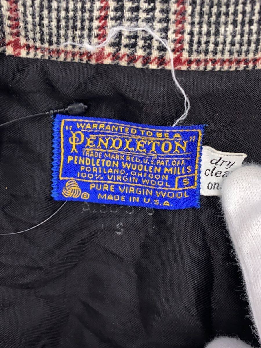 Pendleton Wool Check Jacket S Multicolor Button 7… - image 5