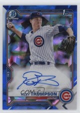 2021 Bowman Sapphire Edition Chrome Prospects Riley Thompson #BSPA-RT Auto 3hd