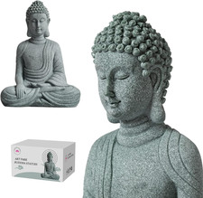 Little Buddah Statue for Home Indoor Aquarium,Meditation Sitting Buddha