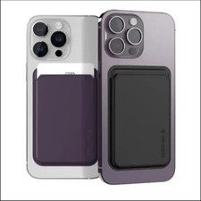 Nuunis MagSafe Card Wallet - Black, Slightly Used