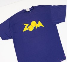 Vintage Zoom PBS TV Show T-Shirt Men Size Large Purple Promo 90s