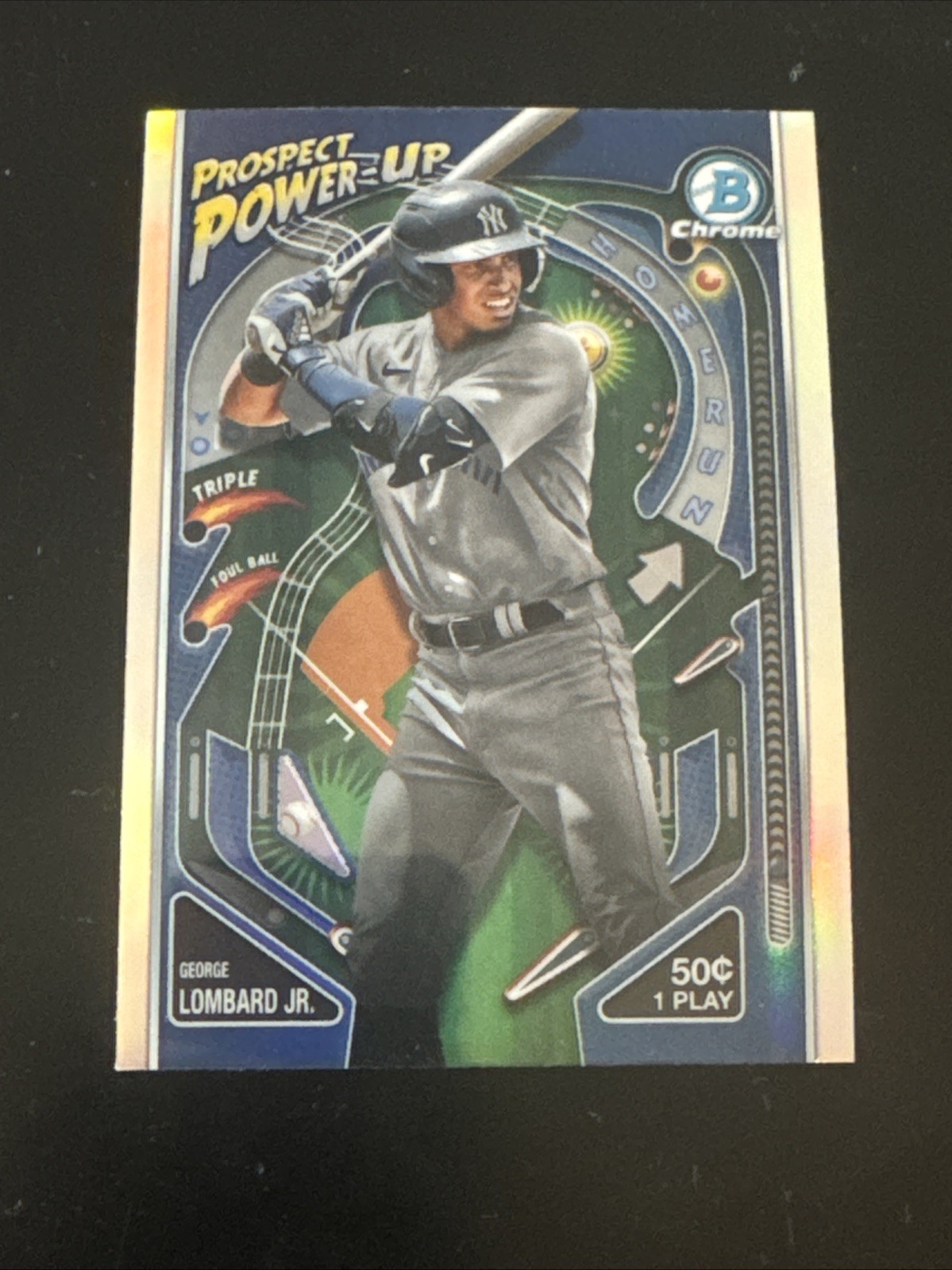 2024 Bowman Chrome #PP-17 George Lombard Jr Prospect Power-Up New York Yankees