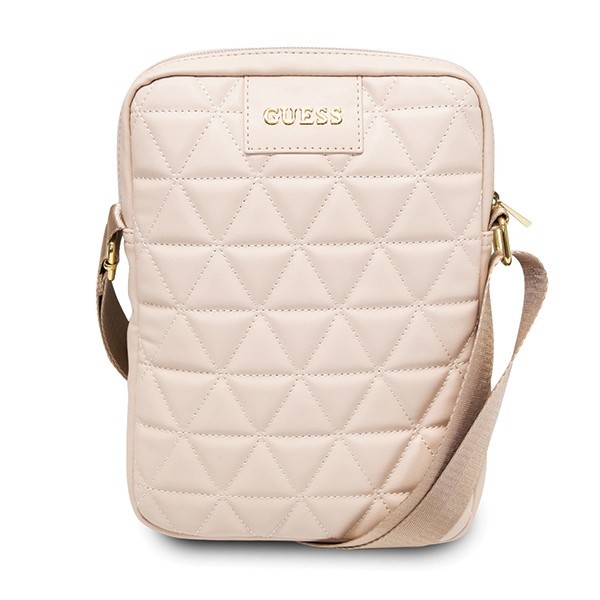 Guess Universal Travel Bag Crossbody Tasche UmhäNgetasche Organizer Quilted Pink-image