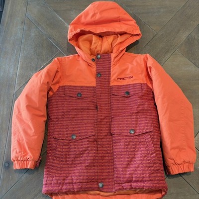Arctix Kids Slalom Insulated Winter Jacket Size 5T Arrowhead Red Orange