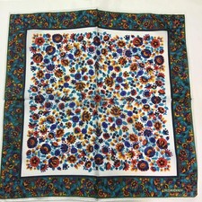 Yves Saint Laurent Floral Silk Blend Handkerchief Brand New 48cm Square
