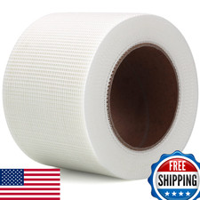 LLPT Drywall Repair Fiberglass Tape 4"x100' Industrial Grade, Self-Adhesive, Whi