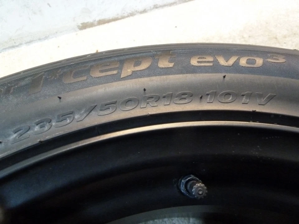 MG EHS Winterräder 235/50R18 2x8 mm 2x7,5 mm RDKS Alufelgen 18" Np. 1480,--EURO - Bild 4 von 4