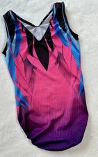 Simone Biles GK Elite LEOTARD Gymnastics ON POINT Striking USA Pink Adult Small
