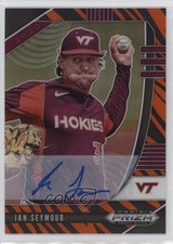 2020 Panini Prizm Draft Picks Tiger Stripes 6/25 Ian Seymour #PDP57 Auto 9hx