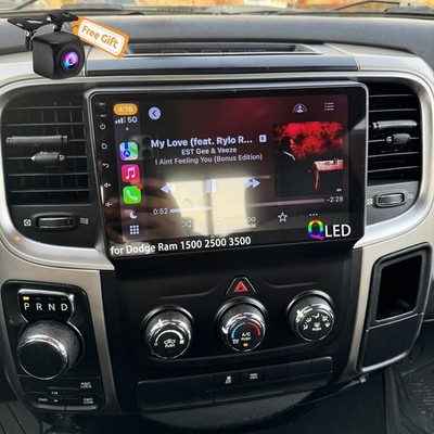 6+128GB Carplay For 2014-2018 Dodge Ram 1500 2500 3500 Car Stereo Radio GPS +AHD