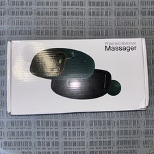 White Massage Belt Waist and Abdomen Massager for Relief  Comfort open box NEW