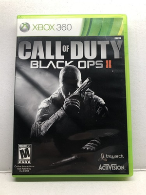 #ad Call of Duty: Black Ops II Xbox 360 2012 Clean Tested Working Free Ship $16.99