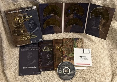 Baldurs Gate and Tales of the Sword Quest Big Box PC CD-ROM Rollenspiel 2000