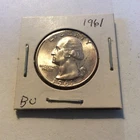 1961-P Silver Washington Quarter *90% Silver*  B.U. CONDITION  ~FREE SHIPPING~