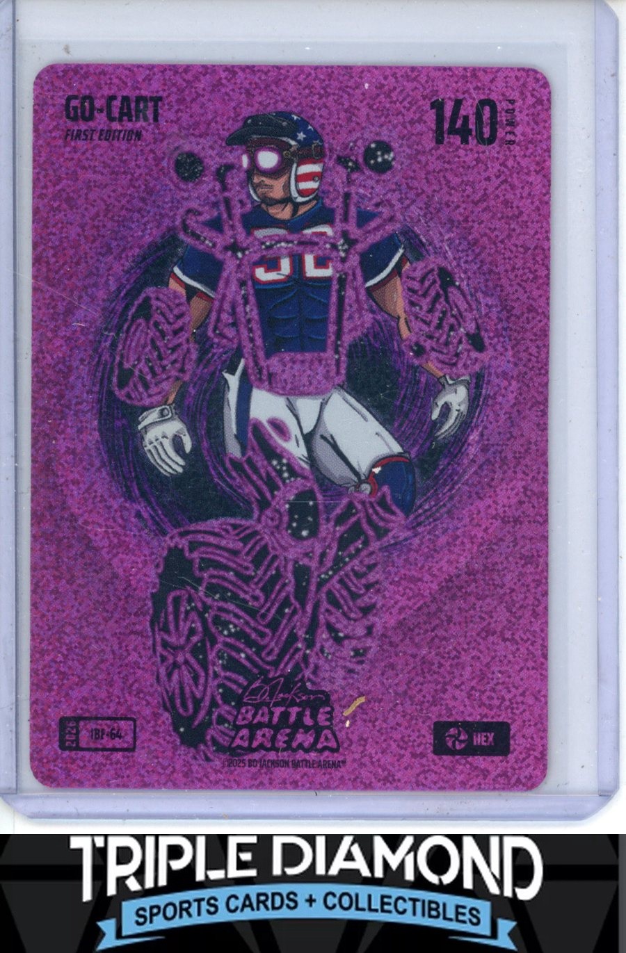 2026 Bo Jackson Battle Arena #IBF-64 Go-Cart Icon Pink BattleFoil Hex SP BNA691