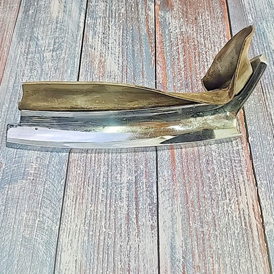 Lincoln C8LB-17836-E for 1969-1971 Mark III RH Rear Outer Bumper Chrome Trim OEM