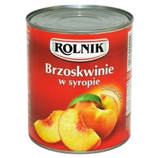 5900919002209 Brzoskwinie Krojone w Syropie - Po&oacute;wki Brzoskwi w Puszce 850 ml