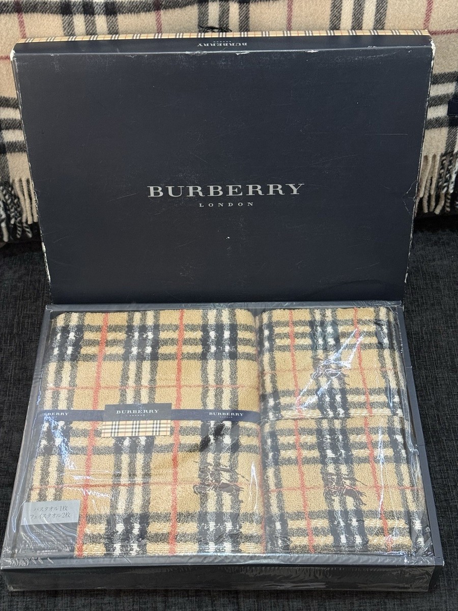 Burberry Towel Set New In Box RARE | eBay