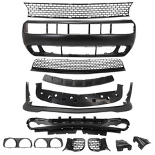 For 2008-2014 Dodge Challenger Hellcat Style SRT Full Front Bumper Cover Kit