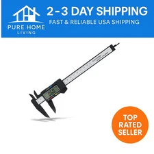 Precision Electronic Micrometer Caliper 0-6” with Inch & Metric Conversion