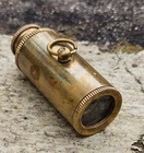 Miniature Brass Telescope - Mini Spyglass Brass Pendant Charm Working