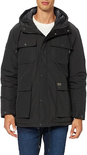 Superdry Hombre Acolchado SPORTS Chaqueta Azul Marino Abrigo con Capucha  Envío | eBay