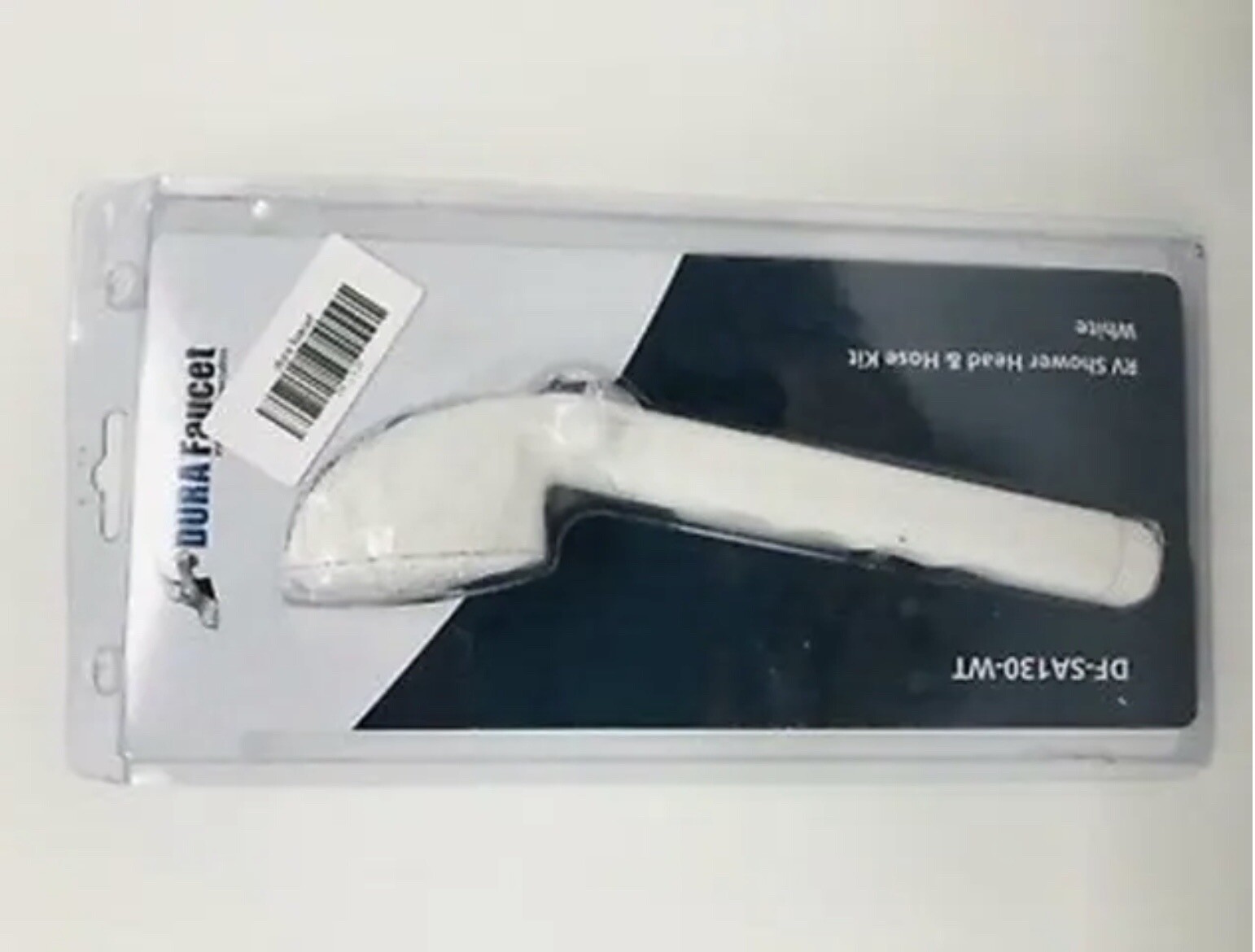 Dura faucet DF-SA130-WT RV shower head & hose kit white