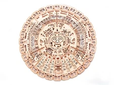 Wood Trick Calendar Mayan Mechanical 3D Wooden Puzzle Best DIY Toy