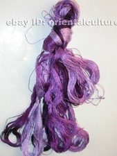 Chinese 100 real natural mulberry silk,hand-dyed embroidery silk floss/thread