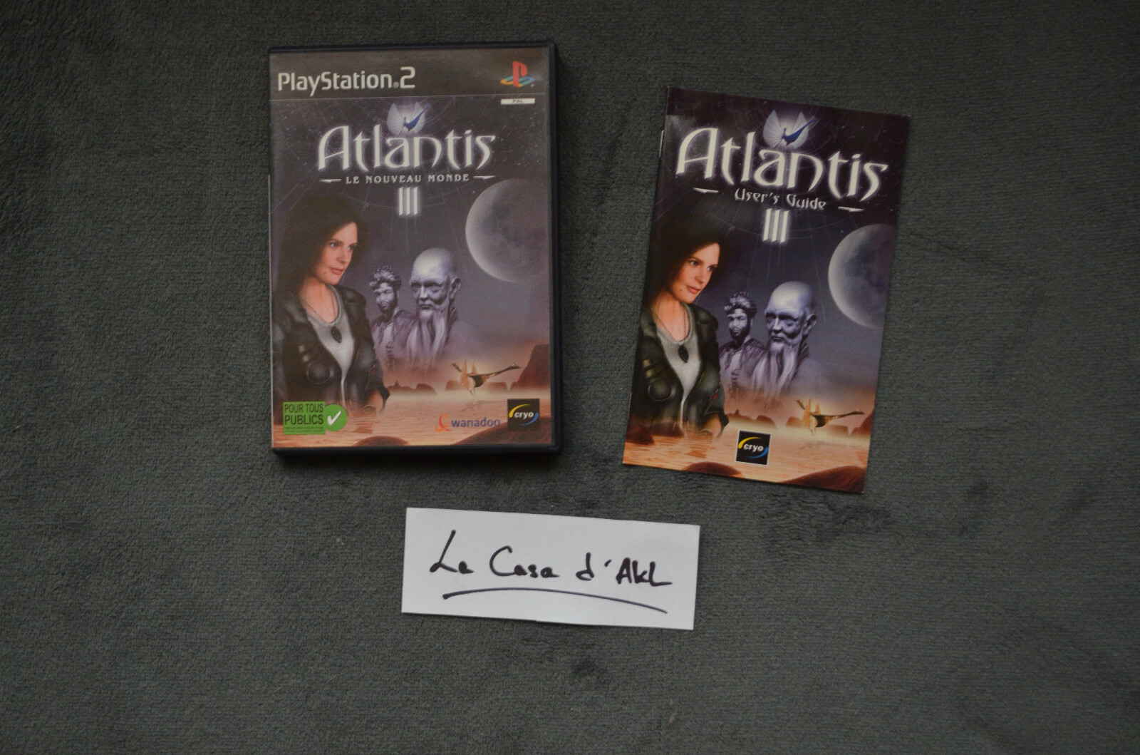 Atlantis III 3 complet sur Playstation 2 PS2 FR TBE