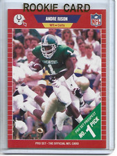 Andre Rison-Indianapolis Colts-1989 Pro Set Football Rookie Card 497. rookie card picture