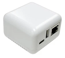 2-In-1 Wireless USB Print Server + USB Printer Network LAN Adapter