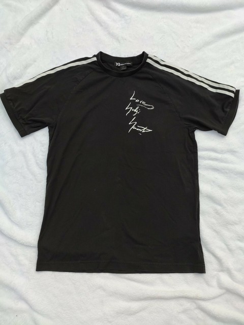 y3 black t shirt